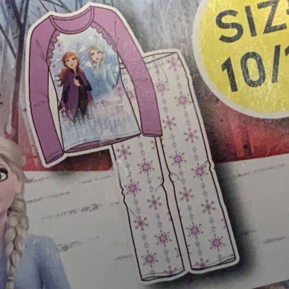 Disney Frozen ll Elsa & Anna Stronger Together Girls Pajama Set size 10/12 - Picture 3 of 12